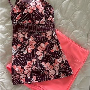 Métis underwire tankini & paddleboard swim shorts T9 Title Nine